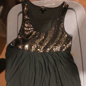 Express Black Sequence Tank